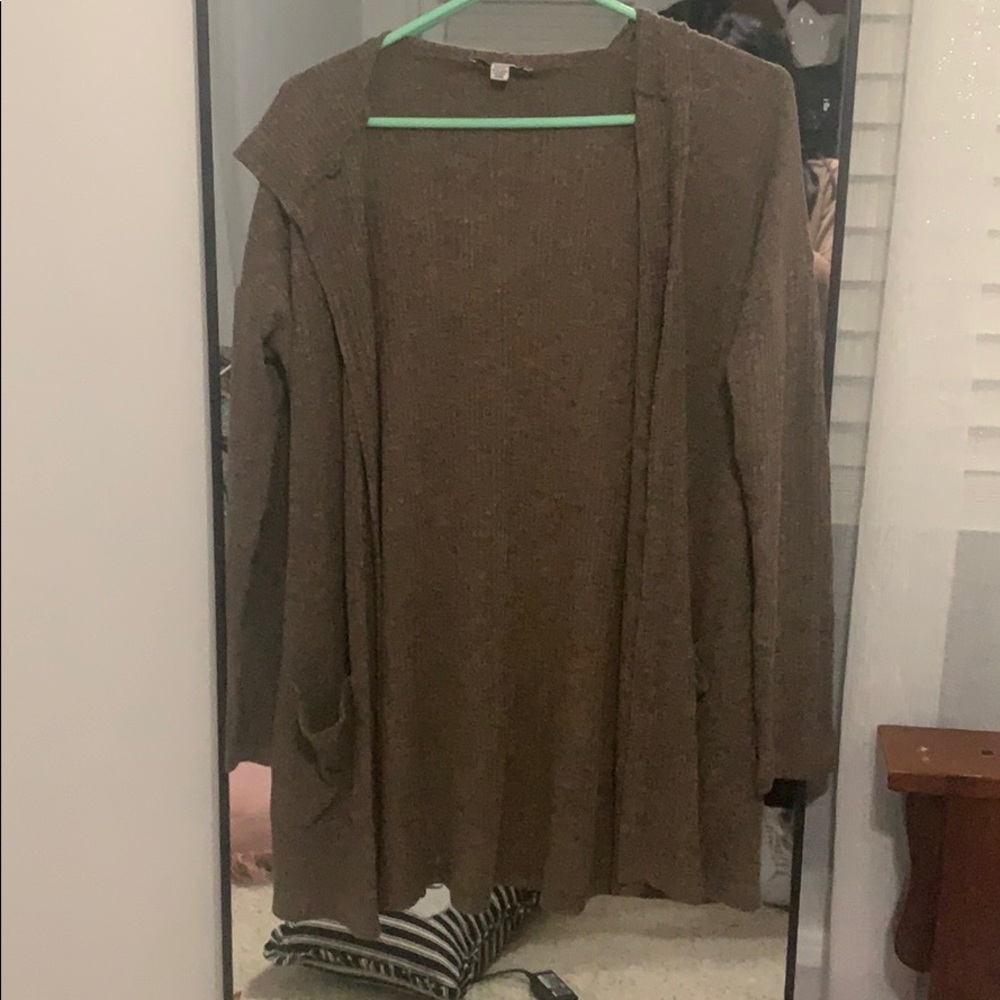 American Eagle Hooded Cardigan